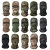 Cykelkepsar Masker All Terrain Multicam Balaclava Helansiktsskydd Taktisk Huvudsjal Skydd Jakt Kamouflage Militär Halsvärme