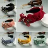 Korean Style Hair Accessories Women Hairbands Butterfly Headband Pearls Head Hoop Butterflies Lace Mesh Headpieces6 colors