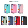 New 2 in 1 Dual Layer Non-slip Armor Shockproof Cases For Iphone 13 12 Mini 11 Pro Max 7 8 plus XR XS Samsung S21 S22 Ultra Soft TPU Hard PC Back Cover