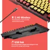 Hexgears X3 جديد ترقية ميكانيكية 87 مفتاح PBT Keycaps Kailh Box Switch Gaming Keyboard USB Wired / 2.4GHz Wireless PC
