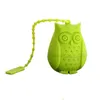 Silicone Owl Loose Tea Bag Holder Infuser Filter Perforated Strainer Teaspoon Filter Infuser Cartoon Loose Leaf Tea Maker