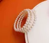 Explosive recommended multi-circle bracelet, high quality 5-6mm frhwater pearl bracelet, ladi fashion exquisite bracelet