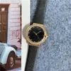 Zegarki marki Kobiety Dziewczyna Kryształowy Styl Dial Skórzany Pasek Kwarcowy Wrist Watch BV11