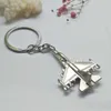 New Aircraft Metal Key Chain Airplane Keychains gift Car Key Ring Bag Classic key holder Pendant Party Gift jewelry G1019