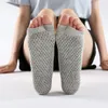 Chaussettes de sport de haute qualité sans orteils antidérapantes femmes pour Yoga Barre Pilates Fitness Gym doux Anti danse