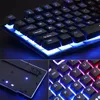 USB Wired Gaming KeyBoards Professional Backlight Keyboard för LOL -spel eller Offcie Rainbow Illuminous Flash Lights Antighosting 2468774