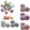 1PC Tricoté BALL VENTE Tricot coloré Laine Crochet 50g lait Coton Pull Chunky volumineux fil à la main beaucoup de 4ply Supersoft Craft NOUVEAU Y211129