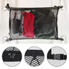 Car Organizer Back Rear Trunk Seat Elastic String Net Magic Sticker Mesh Storage Bag Pocket Cage Auto 35" X 25.6"