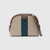 Kleine schoudertas 499621 vintage look cross body met verstelbare riem beige canvas shell bags zwart wit lederen luxe vrouwelijke portemonnee voor reizen GB02