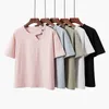 Harajuku zomer t-shirt vrouwen Koreaanse mode t-shirt korte mouw katoenen kleding tee shirt femme o-hals roze blauwe tops 210604