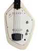 Rare 4 corde 4 anni '60 Vox Phantom IV Crema Crema Electric Bass Electric Solid Body Maple Tack Rosewood Tretboard White Boyguard Chrome H4117478