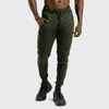 Calças masculinas algodão jogger outono calças sólidas correndo preto treino241r