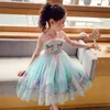 Fata Bambina Bambino Arcobaleno Vestito Estivo Fiori Senza Maniche Bambini Spiaggia Ins Moda Unicorno Costume Vestiti 210529