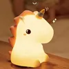 Night Lights Unicorn new strange patting silicone lamp small bedside creative birthday gift