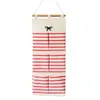 Sacs de rangement 2021 Fashion Hanging 6 Pocket Wall Striped Pattern Bag Wholesale Bedroom Organization