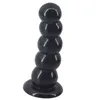 NXY Anal sex toys Big Five Beads Anal Godes Ventouse Butt Plug Masseur Boule Anal Plugs Jouets Pour Femmes Hommes Adultes Produits Big Butt Girl Sex 1123