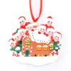 Christmas Decoration Tree House Ornament Birthdays Party Gift Product Personalized Family Of 2-10 Head Ornaments Pandemic DIY Resin Accessories w-00892