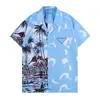 5566 22SS Camicie firmate estive da uomo Moda BAROCCOFLAGE Hawaii Stampa floreale Camicia casual da uomo Slim Fit Manica corta da spiaggia Clothi198S