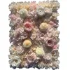 2022 새로운 40x60cm 인공 장미 꽃 벽 수국 행 시뮬레이션 가짜 꽃 장식 결혼식 사진 스튜디오 배경 벽