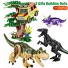 Forange 공룡 제작자 제작자 빌딩 블록 쥬라기 공룡 동물 월드 파크 탐험 벽돌 장난감 생일 선물 어린이 2108032386
