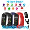 M5 Colorful Screen Smart Band Fitness Tracker Watch Sport bracelet Heart Rate Blood Pressure Smartband Monitor Health Wristband Free Ship