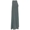 패션 여성 여름 새로운 긴 스커트 스트라이프 웨이브 매력적인 탄성 높은 허리 Boho 인쇄 Saia Falda 여성 Maxi 스커트 210310