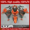 Fairings Injection Fairings ل Kawasaki Ninja ZZR 1400 CC ZX 14R 14 R ZZR1400 12 13 14 16 16 17 5NO.68 ZXR-1400 ZX-14R 12-17 ZX14R 2012 2013 2014 2015 2016 2017 OEM الجسم البرتقالي أسود