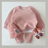 Conjuntos de ropa para niños otoño bebé y niño traje casual suéter de manga larga deportes Pantalones de sudor de dos piezas