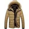Мужские куртки мужские мягкие пузыря меховые пальто с капюшоном зима теплый толстый толстый стеганый куртки