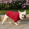 Focus moda sull'abbigliamento per cani da compagnia Abbigliamento Maglieria Maglione per cani Morbido ispessimento Caldo cucciolo Cani Camicia Inverno Cuccioli Felpe (Vino rosso, XXS)