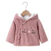 Arrivals Winter Children Casual Cotton Long Sleeve Hooded Print Cat Baby Girls Or Boys Hoodies 0-2T 210629