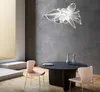 デザイナーアートペンダントランプシンプルな創造的なメッシュスクリーンリビングルームダイニングルームの寝室の装飾LEDランプ
