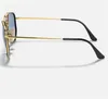 Projektant Nowy styl moda unisex okulary przeciwsłoneczne UV400 Ogólna sześciokątna metalowa rama z pudełkiem szybka dostawa 3648M1711563