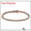 European And American Tennis Chains Hip-hop Tide Men's Bracelet Zircon-microencased M Bracele qylANu luckyhat