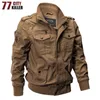 77City Killer Militär Pilot Jackor Män Bomber Bomull Coat Tactical Army Male Casual Air Force Flight Size M-6XL 211126