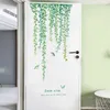 ベッドルームのリビングルームのための大きな緑のつるの壁のステッカーソファテレビの背景壁の装飾の葉植物の壁デカール家の装飾210929