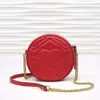 Newbag555 Round äkta LAFP -kedjeväska Dicky0750 Boutique Handbags Mini Leather Sigq