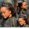 360 الدانتيل الكامل شعر شعر بشري بشري ما قبل السود للنساء السوداء البرازيلية الدانتيل المستقيمة