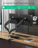 Blitzwolf® BW-MS4 Dual Monitor Stand com Armas Pneumáticas 32 "360 ° Rotação, -85 ° ~ + 90 ° Tilt, 180 ° giro, altura ajustável e gestão de cabos