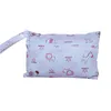 Wodoodporna mokro suche pieluchy na mokro pieluchy pieluchowe Torebka drukowana Baby Diaper Torba Spacerowicz Carry Pack Podróż Torby do przechowywania Outdoor Pocket 20220307 H1