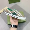 Designer Luxury Casual Shoes 1977 Tennis Print Green and Designers red Web stripe shoe Luxurys Low-Top Lace Up Classic Cellulose Grid sneakersr With Original Box