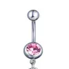 4 colors belly ring Crown piercing jewelry Rings Body Piercing Jewelry Dangle Accessories Fashion Charm