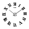 3D большой размер римские цифры акриловые зеркала настенные часы DIY кварцевые часы Натюрморт часов Современное украшение дома наклейки гостиной