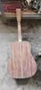 Niestandardowe Matty Wykończenie 12 ciąży Guitar Acoustic Deluxe Solid Koa Drewno Abalone Inlay Ebony Fingerboard Headstock może być dostosowane logo