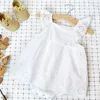 Infant Girl Romper Robe Nouveau-né Fille Pur Coton Brodé Dentelle Combinaison Enfants Bébé Vêtements Tenues Été 0-24M Enfants Robe 210312