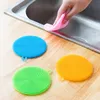 Spazzole per pulizia ciotola in silicone Multifunzione 5 colori Tampone abrasivo Pentola Lavaggio per spazzole Detergente per cucina Strumento per lavare la cucina DBC