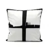 7 conceptions blanc sublimation taie d'oreiller jeter coussin couvre thermique chaleur impression taies d'oreiller bricolage noël maison canapé fête CCF9246