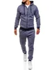 Men's Tracksuits Men's ZOGAA Plus Size Mens Sports Suit Casual Solid Streetwear Men Tracksuit 2 Piece Set Pants And Tops Gym Jogger