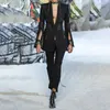 [DEAT] cranté évider à lacets femmes Blazer coréen Corset taille fendu à manches longues décontracté haut à la mode 2021 printemps GX1070 X0721