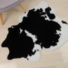 Tapis Vache Tapis Pour Salon Velours Tapis Enfants Chambre Tapis De Chevet Doux Imitation Animal Peau Maison Canapé Table Décor Tapis